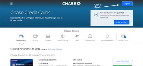 How do you log in to your Chase credit card account online?